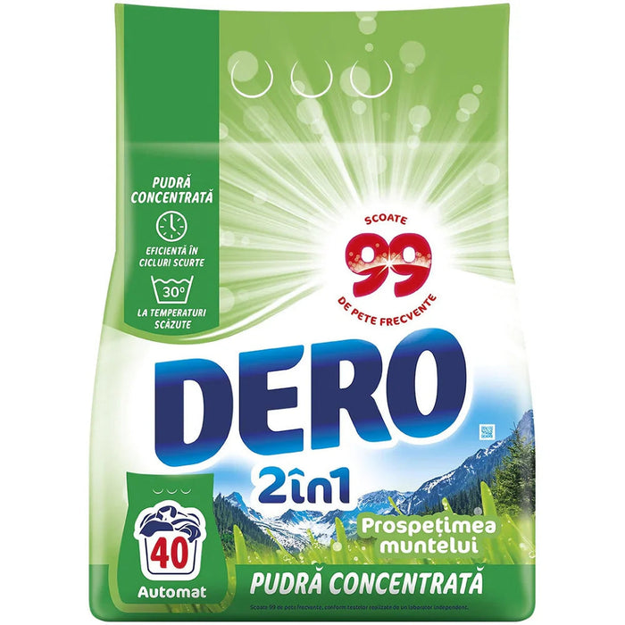 DERO 2 in 1 Detergent Rufe Prospetimea Muntelui 3 Kg - WALTI WALTI