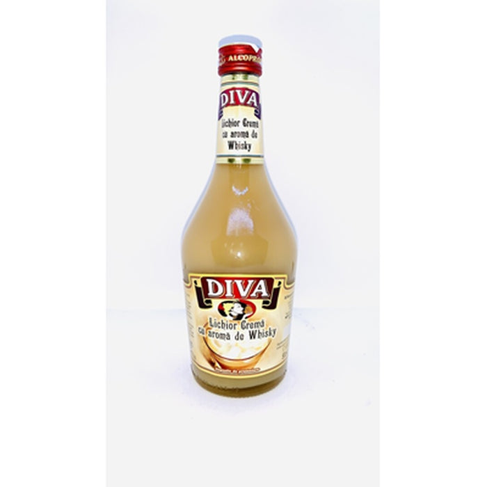 DIVA Lichior Crema cu Aroma de Whisky 17% SGR 0,5 L - WALTI WALTI