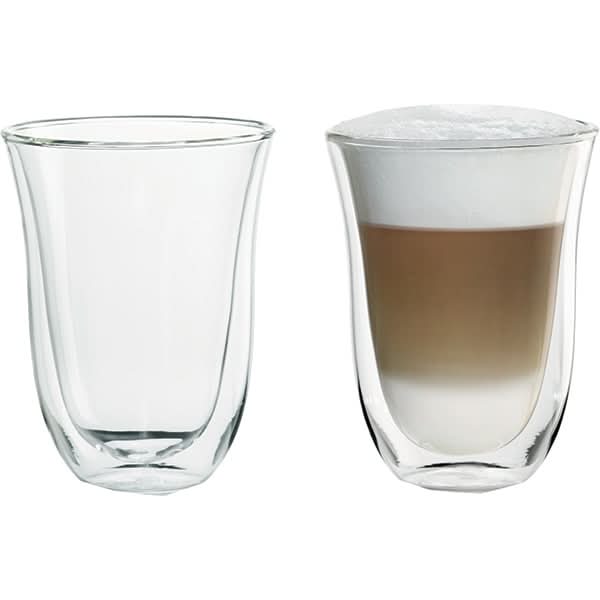 Set pahare cafea DELONGHI LATTEMACC, 2 piese, 330 ml, sticla WALTI