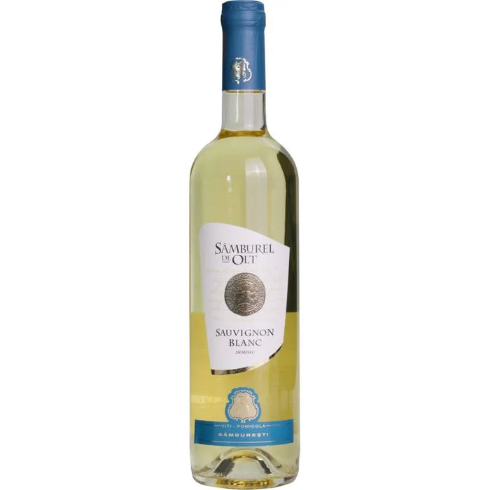 DOMENIILE SAMBURESTI SAMBUREL DE OLT Sauvignon Blanc Vin Alb SGR 0,75 L - WALTI WALTI