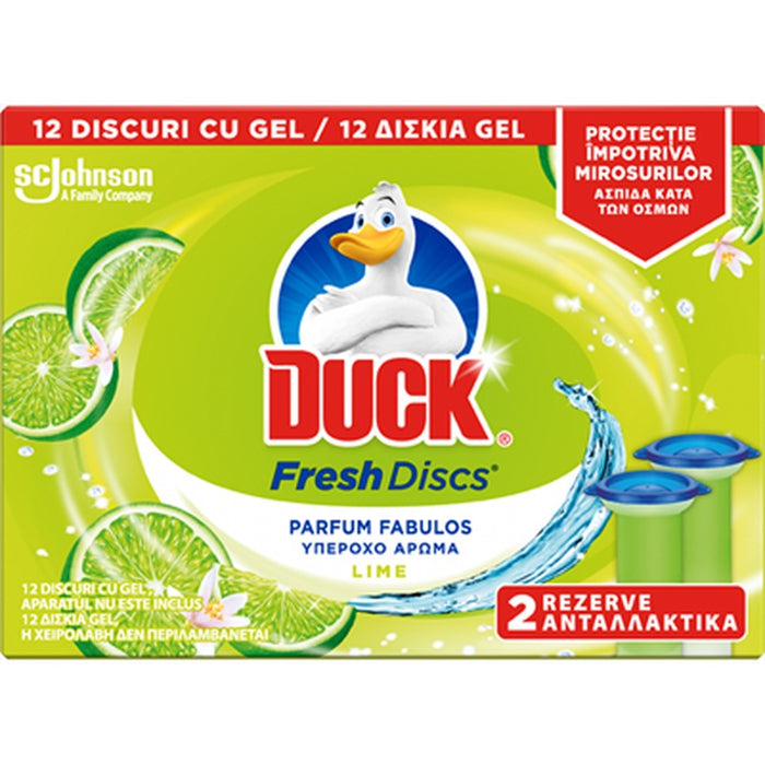DUCK Odorizant WC Fresh Discs Rezerva Lime 2 x 36 ml - WALTI WALTI