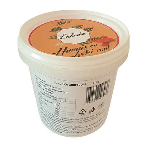 Delicatese Humus cu Ardei Copt 1 Kg - WALTI WALTI