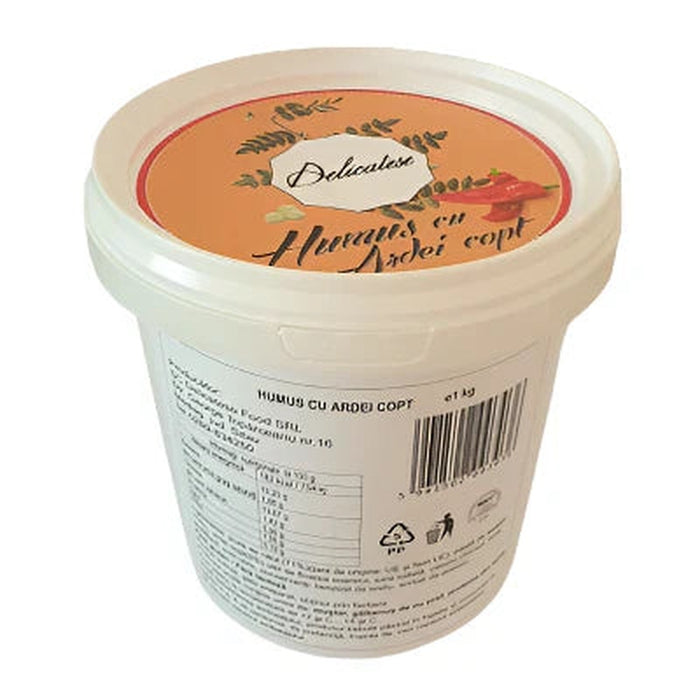 Delicatese Humus cu Ardei Copt 1 Kg - WALTI WALTI