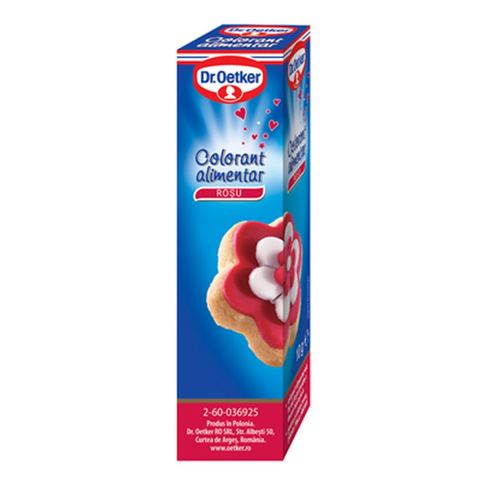 Dr.Oetker Colorant Alimentar Rosu 10 g - WALTI WALTI