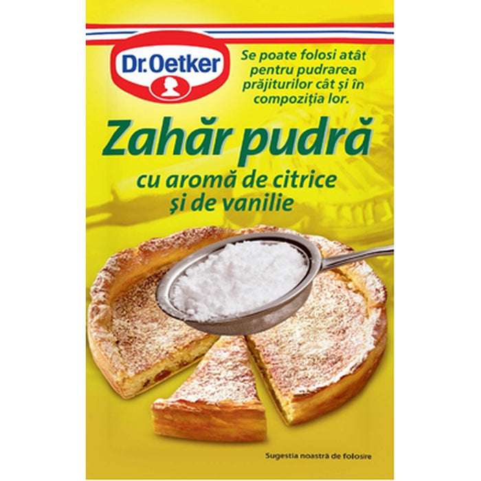 Dr.Oetker Zahar Pudra cu Aroma de Vanilie & Citrice 50 g - WALTI WALTI