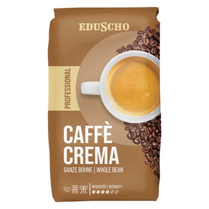 EDUSCHO Caffe Crema Professional Cafea Boabe 1 Kg - WALTI WALTI