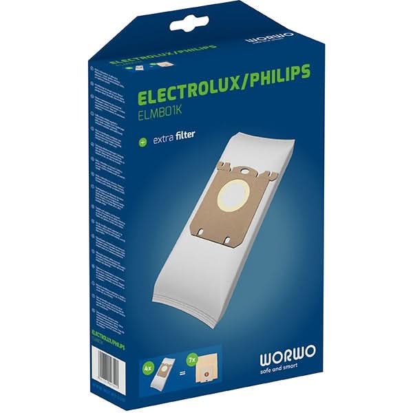 Kit WORWO ELMB01K: 4 saci + 1 filtru WALTI