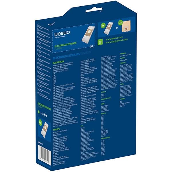Kit WORWO ELMB01K: 4 saci + 1 filtru WALTI