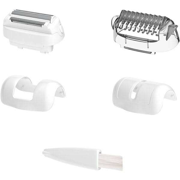 Epilator ROWENTA Aqua Soft EP4930F0, 24 pensete, 2 viteze, 6 accesorii, Wet&Dry, acumulator, alb-argintiu WALTI