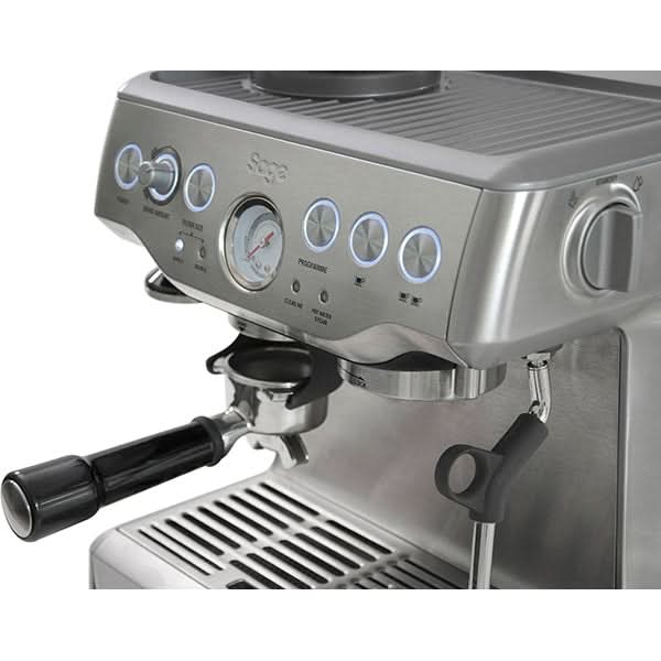 Espressor manual SAGE Barista Express BES875BSS, 2l, 1850W, 15 bar, sistem termic Thermocoil, argintiu - WALTI WALTI