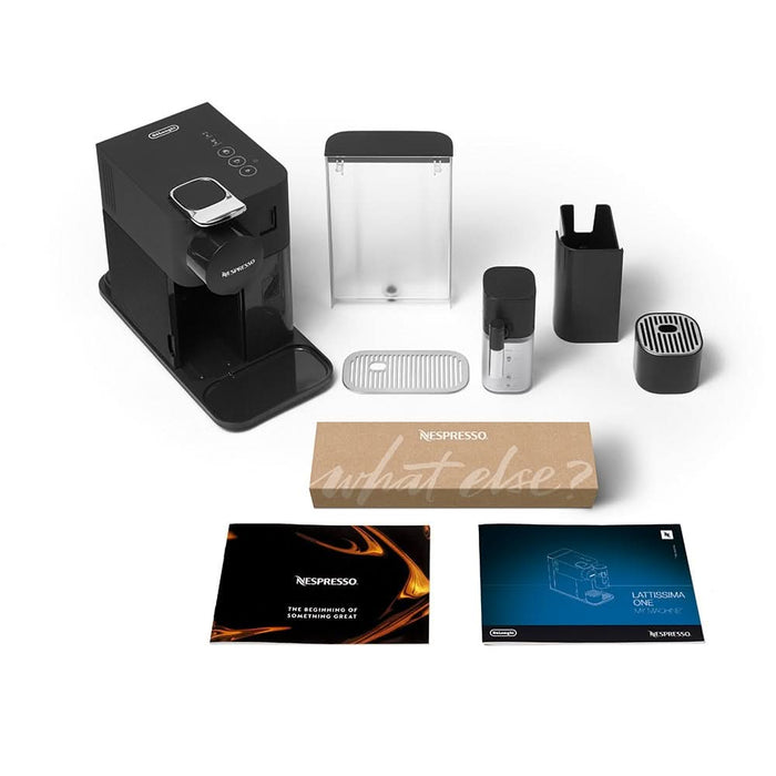 Espressor capsule NESPRESSO Lattissima One Evolution EN510.B, 1l, 1450W, 19 bar, negru WALTI
