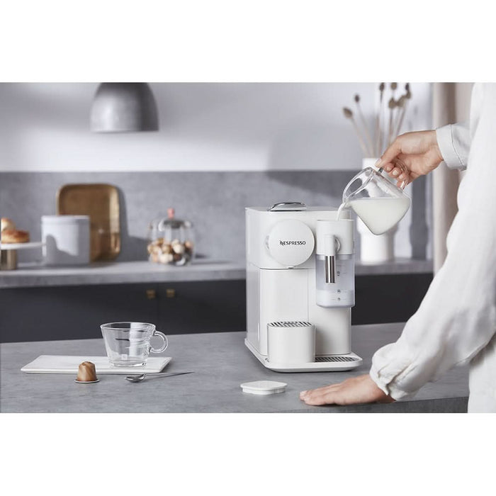 Espressor capsule NESPRESSO Lattissima One Evolution EN510.W, 1l, 1450W, 19 bar, alb WALTI