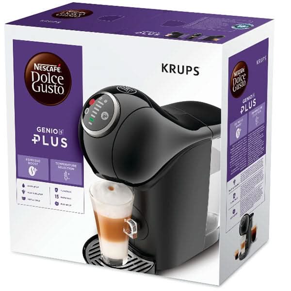 Espressor capsule KRUPS Genio S KP340831, 0.8l, 1500W, 15 bar, negru WALTI