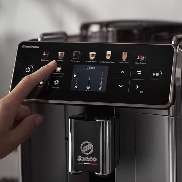 Espressor automat SAECO GranAroma SM6585/00, 1.8l, 1500W, 15 bar, argintiu-negru WALTI