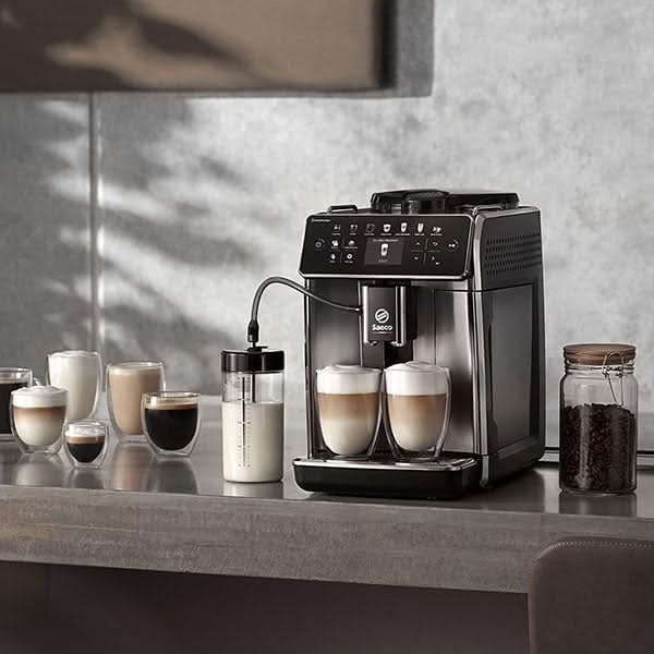 Espressor automat SAECO GranAroma SM6585/00, 1.8l, 1500W, 15 bar, argintiu-negru WALTI