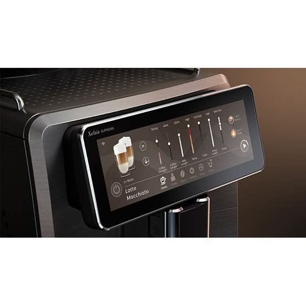 Espressor automat SAECO Xelsis Suprema SM8889/00, 1.7l, 1500W, 15 bar, HygieSteam, AquaClean, argintiu-negru WALTI