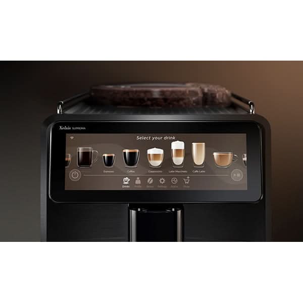 Espressor automat SAECO Xelsis Suprema SM8889/00, 1.7l, 1500W, 15 bar, HygieSteam, AquaClean, argintiu-negru WALTI