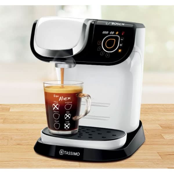 Espressor capsule BOSCH Tassimo My Way 2 TAS6504, 1.3l, 1500W, 15 bar, alb-negru WALTI