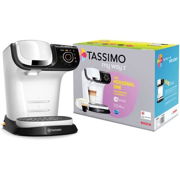 Espressor capsule BOSCH Tassimo My Way 2 TAS6504, 1.3l, 1500W, 15 bar, alb-negru WALTI