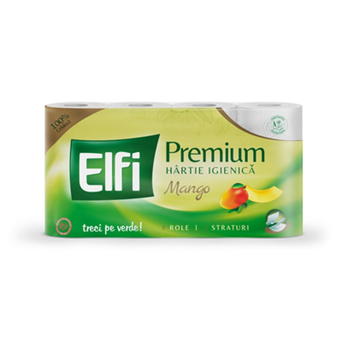 Elfi Hartie Igienica Mango 3 Straturi 8 role - WALTI WALTI