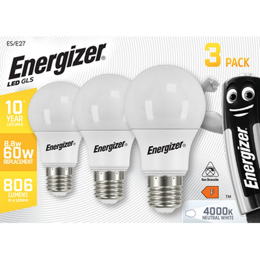 Energizer 3 Becuri LED GLS 8,8 W - WALTI WALTI