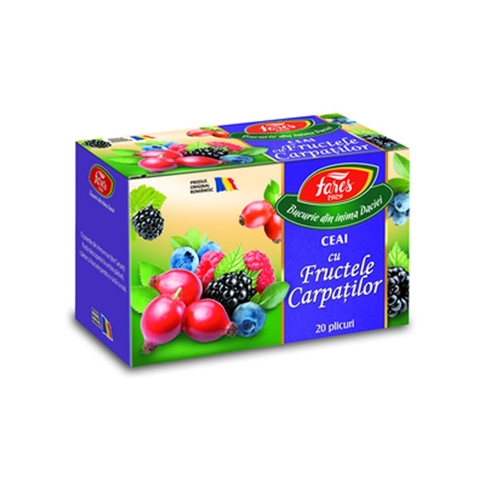FARES Ceai Fructele Carpatilor 40 g - WALTI WALTI