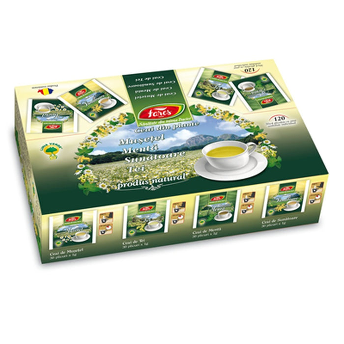 FARES Ceai Plante Asortate 120 g - WALTI WALTI