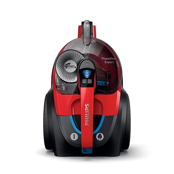 Aspirator fara sac PHILIPS PowerPro Expert FC9729/09, 2l, 900W, 75dB, rosu-negru WALTI