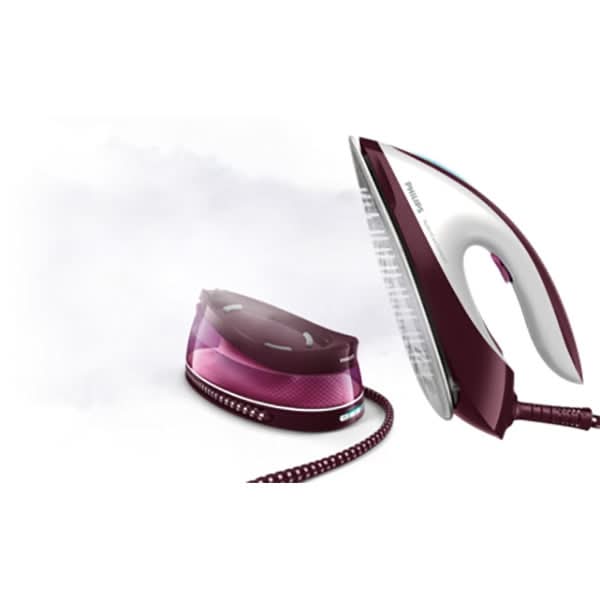 Statie de calcat PHILIPS PerfectCare Compact GC7842/40, 2400W, 400g/min, 1.5l, talpa SteamGlide, alb-roz WALTI