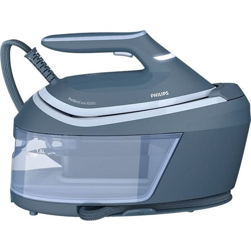 Statie de calcat PHILIPS Seria 6000 PSG6042/20, 2400W, 550g/min, 1.8l, talpa SteamGlide Advanced, albastru - WALTI WALTI