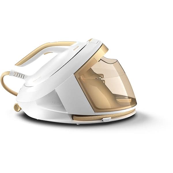 Statie de calcat PHILIPS PerfectCare Seria 8000 PSG8040/60, 2700W, 600g/min, 1.8l, talpa SteamGlide Elite, alb-auriu WALTI