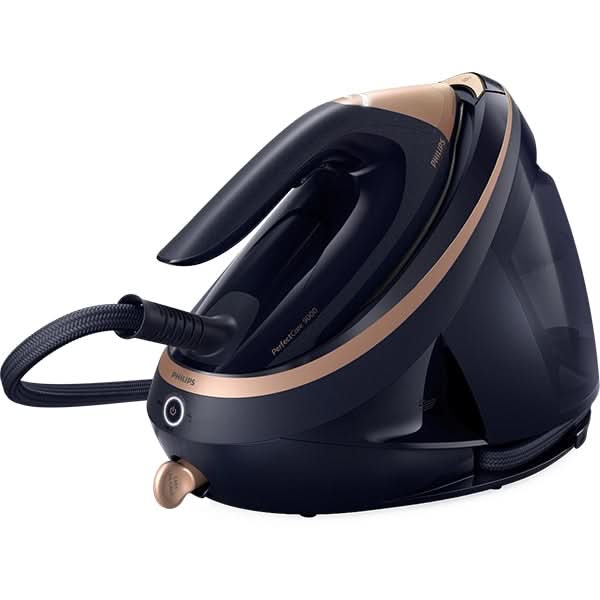 Statie de calcat PHILIPS PerfectCare PSG9050/20, 3100W, 750g/min, 1.8l, talpa SteamGlide Elite, negru-auriu WALTI