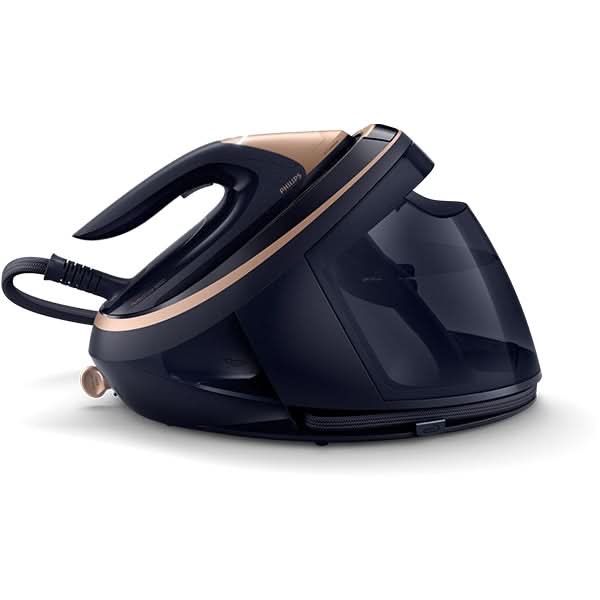 Statie de calcat PHILIPS PerfectCare PSG9050/20, 3100W, 750g/min, 1.8l, talpa SteamGlide Elite, negru-auriu WALTI