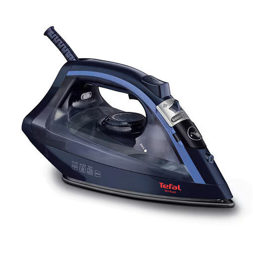 Fier de calcat TEFAL Virtuo FV1713E0, 2000W, 90g/min, 200ml, talpa antiaderenta, albastru inchis - WALTI WALTI