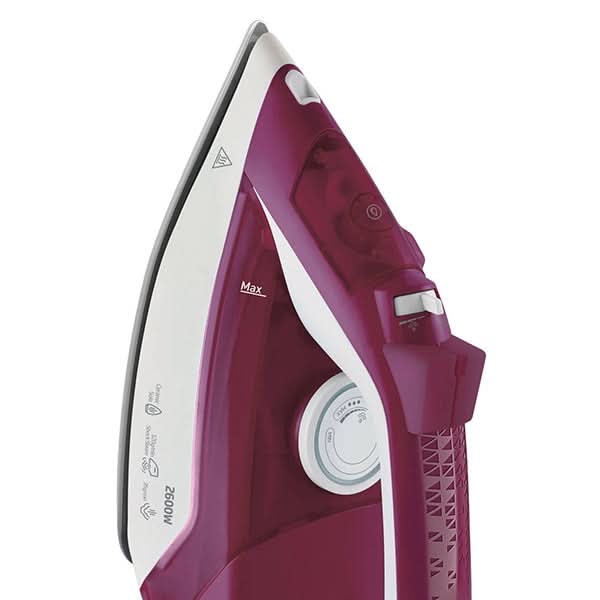 Fier de calcat BEKO SIM3126R, 2600W, 150g/min, 240 ml, talpa ceramica, alb-visiniu WALTI