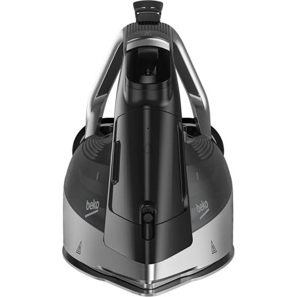 Fier de calcat BEKO Future Iron SIM5124A, 2400W, 230g/min, 350ml, talpa Soft Glide, negru-argintiu WALTI