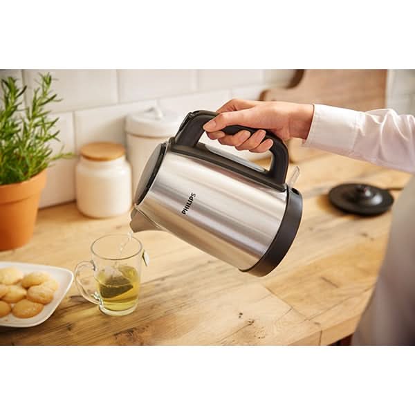 Fierbator apa PHILIPS Daily Collection HD9350/90, 1.7l, 2200W, argintiu-negru WALTI