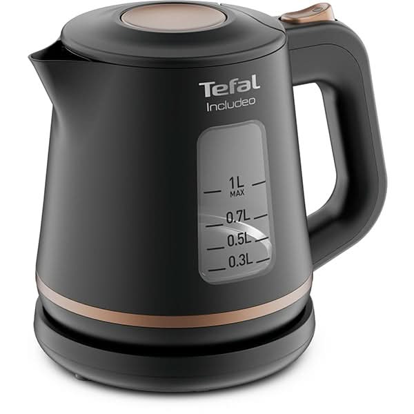Fierbator apa TEFAL Includeo KI533811, 1l, 1800W, negru WALTI