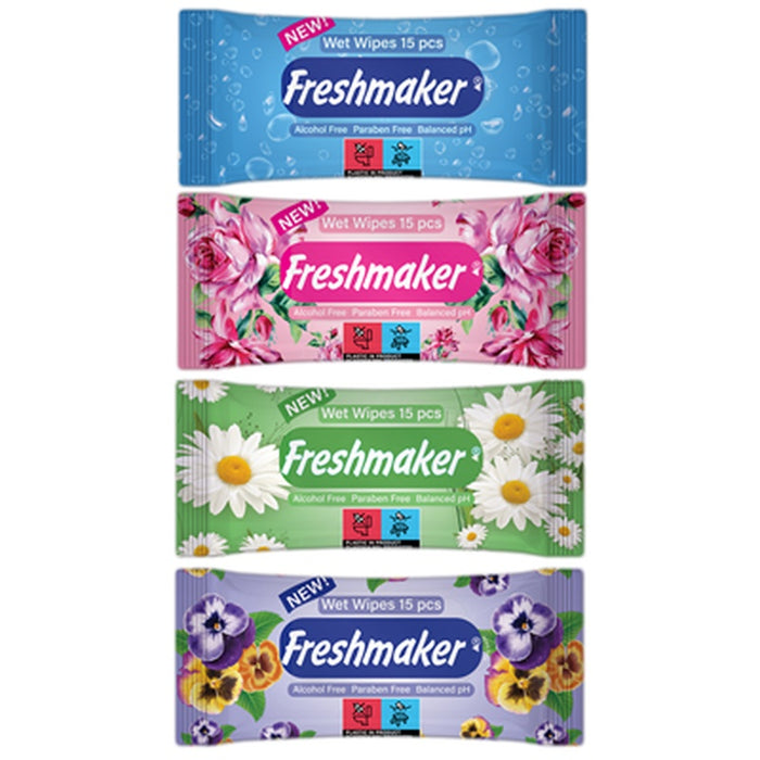 FRESHMAKER Servetele Umede 15 bucati - WALTI WALTI