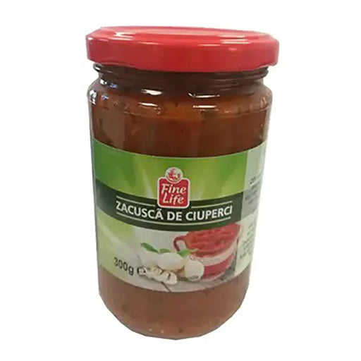 Fine Life Zacusca cu Ciuperci 300 g - WALTI WALTI