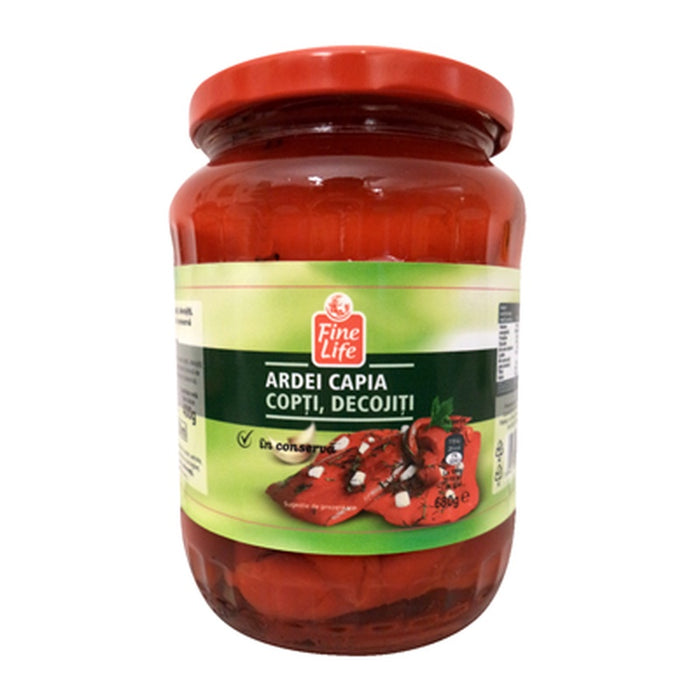 Fine Life Ardei Copti Decojiti 680 g - WALTI WALTI