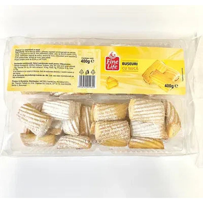 Fine Life Buseuri cu Nuca 400 g - WALTI WALTI