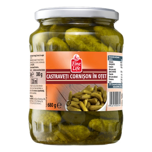 Fine Life Castraveti Carnison Calibru 3-6 Cm 680 g - WALTI WALTI
