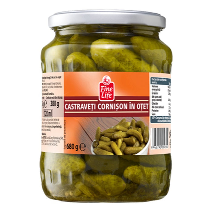 Fine Life Castraveti Carnison Calibru 3-6 Cm 680 g - WALTI WALTI