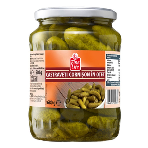 Fine Life Castraveti Carnison Calibru 3-6 Cm 680 g - WALTI WALTI