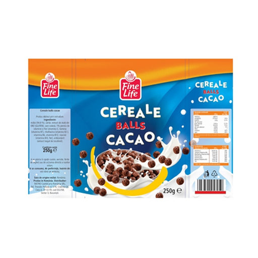 Fine Life Cereale Balls Cacao 250 g - WALTI WALTI
