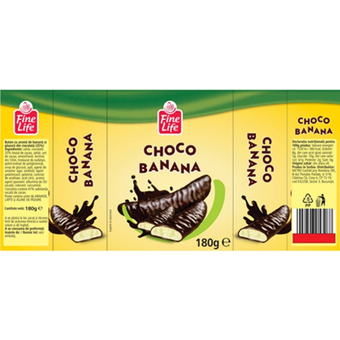 Fine Life Choco Banana 180 g - WALTI WALTI