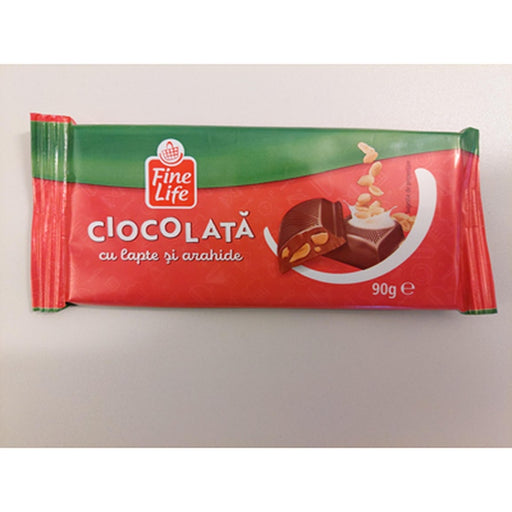 Fine Life Ciocolata cu Lapte si Arahide 90 g - WALTI WALTI