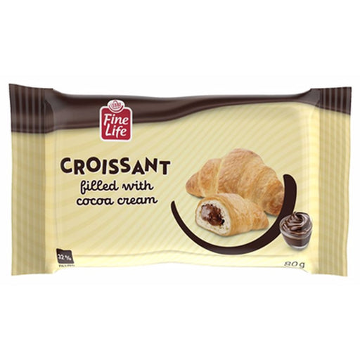 Fine Life Croissant Crema Cacao 80 g - WALTI WALTI