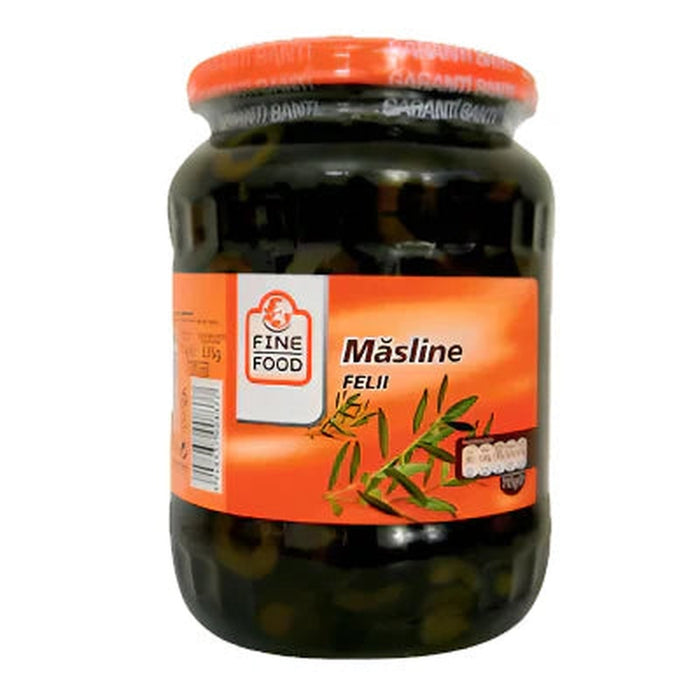 Fine Life Masline Negre Felii 335 g - WALTI WALTI